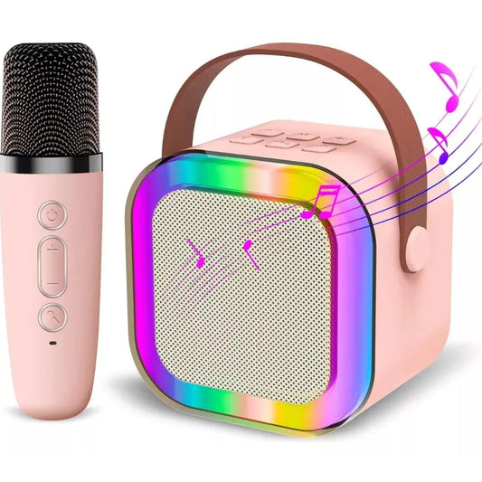 MINI PARLANTE CON MICROFONO USB RGB