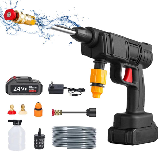 PISTOLA DE AGUA HIDROLAVADORA 24V Y 24V MUKINTA MD 12574